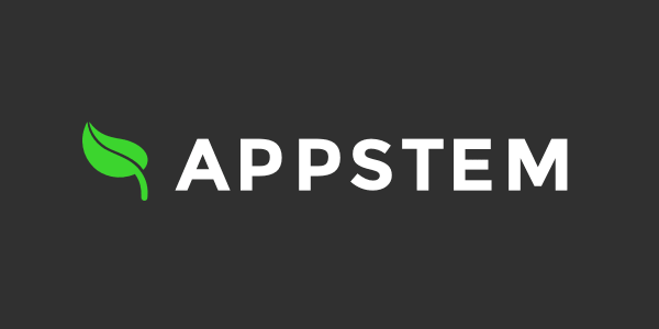 appstem logo dark background