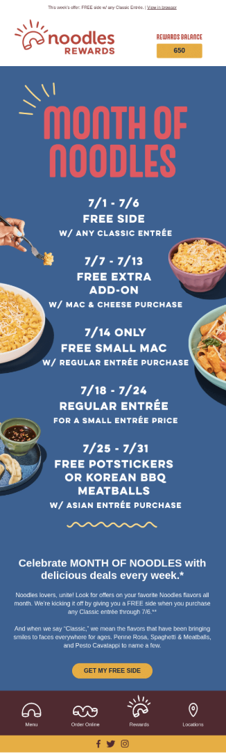 noodles rewards