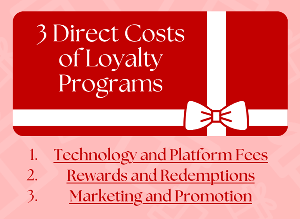 3 direct costs of loyalty programs