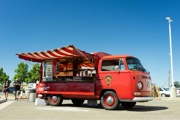 food truck clear sky