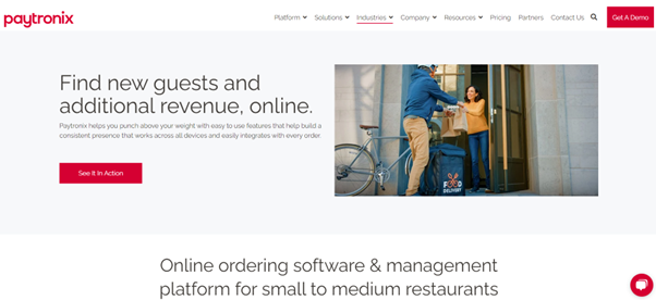 paytronix_homepage_screenshot